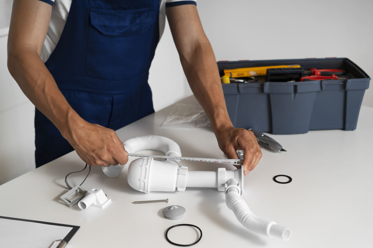 Plumbing Tools Background in Progreso